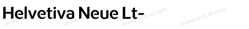 Helvetiva Neue Lt字体转换